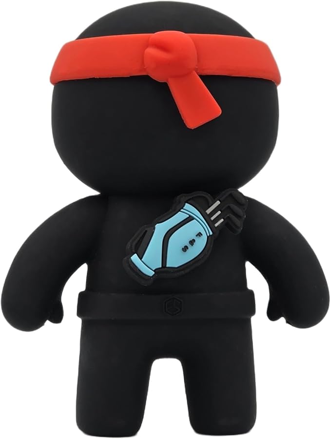 FAR&STRAIGHT Ninja Golf Tee Holder | Interchangeable Plugins | Funny & Unique Golf Gift | Personalized Accessory