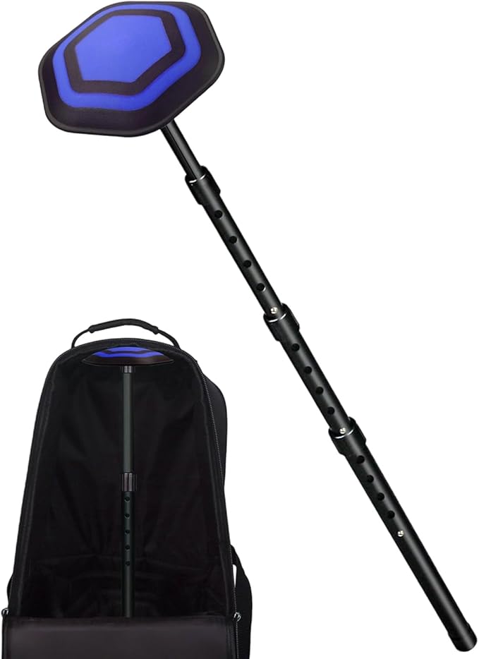 Light Weight Adjustable Golf Bag Stand Telescoping 4 Section Aluminum ABS Bag Holder Stabilizers Anti Slip Base Terrain