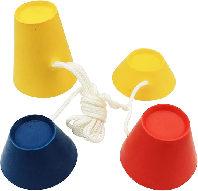 FINGER TEN Rubber Winter Golf Tees with 4 Different Heights 39mm 22mm 16mm 11mm for Frosty Days Durable Golfing Tee 4 in 1 Sizes for Hard Ground Home Driving Range Mat Training Practice