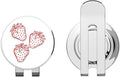 3 Strawberries Golf Hat Clip with Magnetic Ball Marker