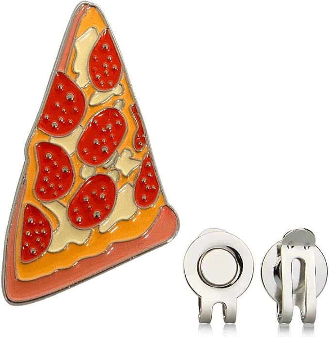 Funny & Unique Golf Ball Markers with Hat Clip – Food & Fun Icons – Perfect Golf Accessories & Gifts