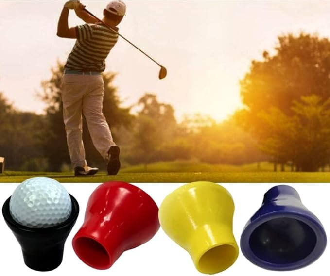 6 Pack Golf Ball Retriever Golf Ball Putter Picker Grip Pick Up Tool,Putter Ball Pick up, Golf Ball Retrievers Pick Up Tool for Quick Installation (Mixed Color)