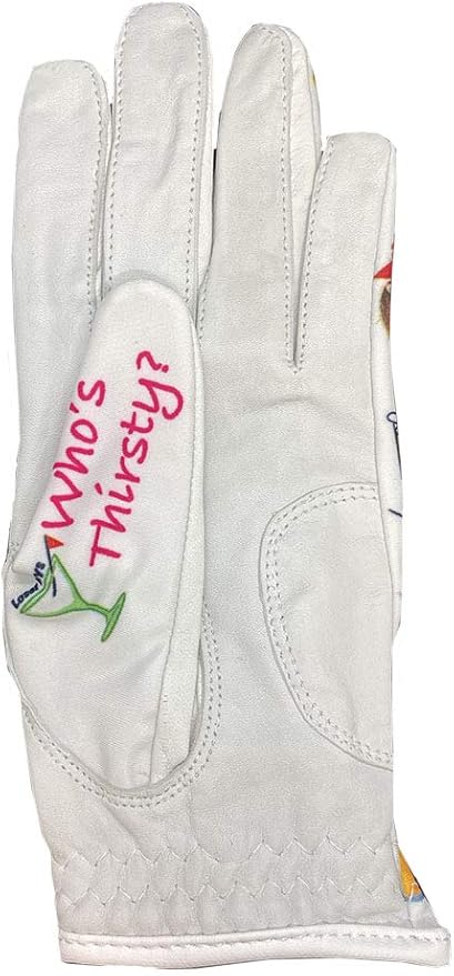 Giggle Golf Women's Golf Glove - Adjustable Strap, Left Hand Gloves for Women