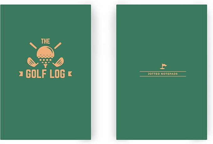 Golf Log Pocket Notebook - Progress Tracker, 50 Detailed Rounds, Yardage Section, Golf Terminology & Game Formats