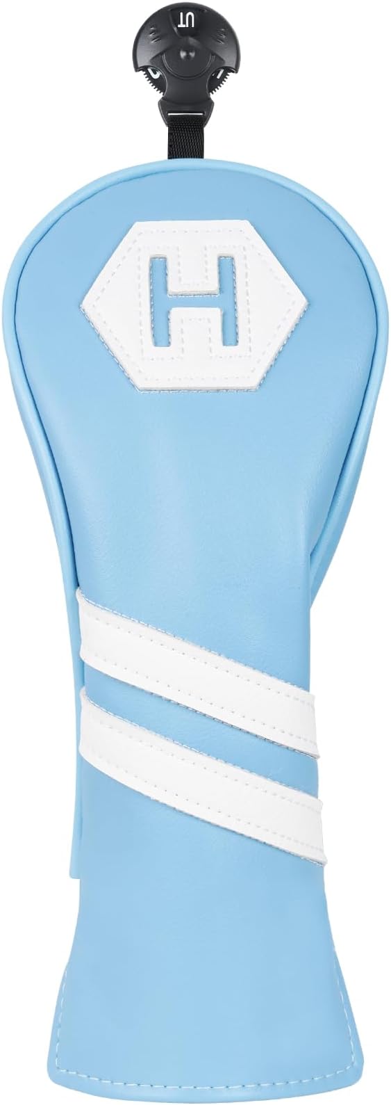 Golf Club Head Covers for Woods and Drivers, Premium Golf Headcovers Set Fit Most Clubs Simple Striped 1PC or 3PCS, Customizable