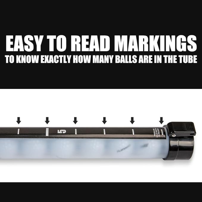 Dr.Acces Premium Golf Ball Retriever - Professional Golf Ball Picker Collector -Golf Ball Pickup PlasticTube