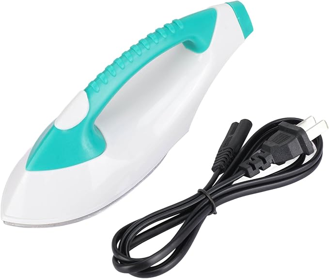 Mini Electric Iron, Portable Handheld Clothing Iron Machine for Dormitory Travel