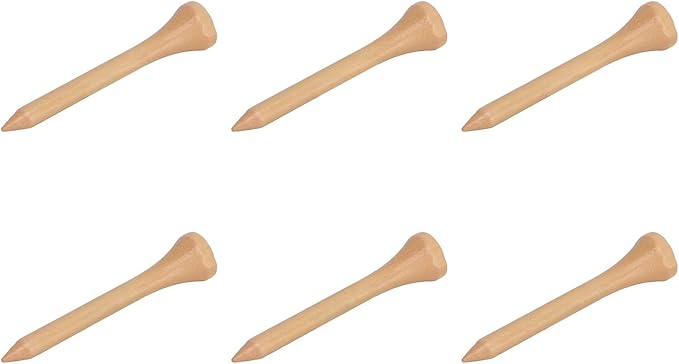 plplaaoo Professional Golf Tees 50pcs Premium Wooden Golfing Tees for Improved Accuracy and Power Durable Maple Wood Golf Accessories