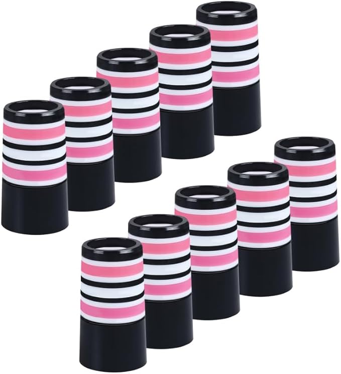 DONGKER Golf Iron Ferrules,10 PCS Golf Club Ferrules Golf Sleeve Ferrule Compatible 0.370'' Parallel Shaft