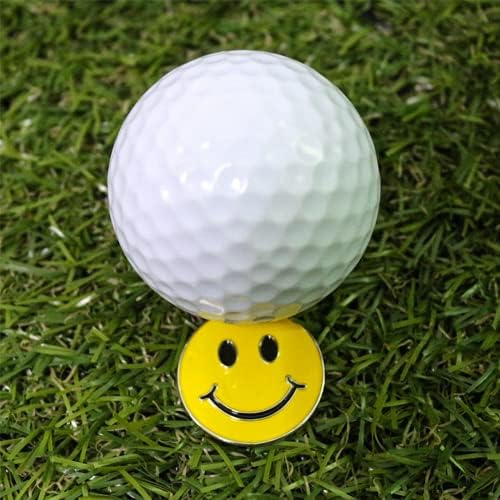 Golf Ball Markers Assorted Patterns Value Pack of 12 Golf Gifts, Golf Cap Clips and Divot Repair Tools Partner Accessories Sets for Men Women Golfer