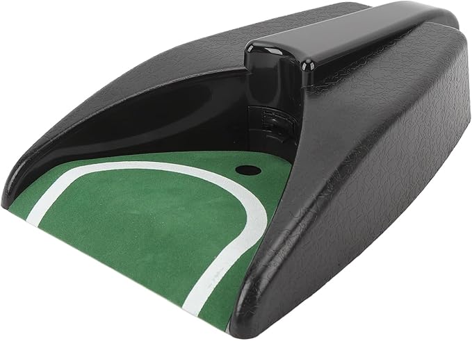 Acouto Putting Mat with Return Return Machine Automatic Sensing Battery Powered Putting Cup Indoor Putt Practice Training Equipment