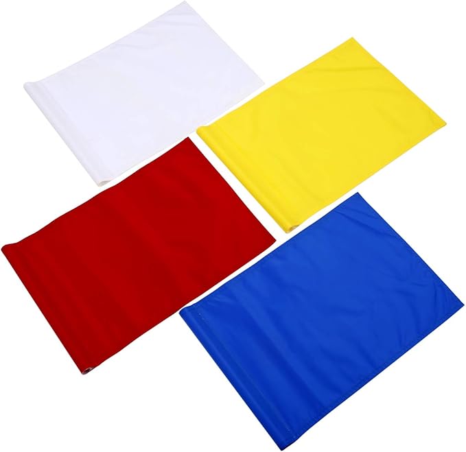 Green Golf Training Flag, Nylon Putting Green Target, Indoor/Outdoor Backyard Garden Portable, 19.7" x 13.4"