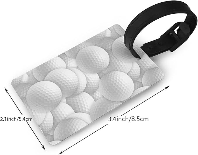 Golf Luggage Tag Suitcase Identify Labels Personalized Travel Bag Tag 2.5X4.1Inch
