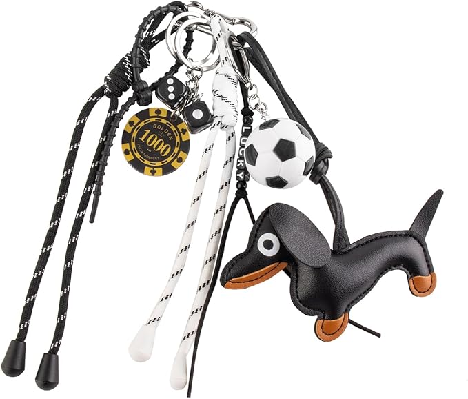 Georgie Porgy Bag Charms Keychains Handbag Accessories for Women Purse Backpack Sports Bag Pendant Cute Unique Gift for Girls