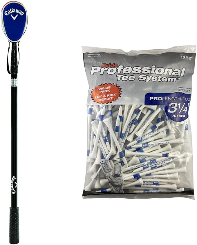 Callaway Golf Ball Retriever for Water, Telescopic with Dual-Zip Headcover
