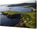 Pebble Beach Golf Course Wall Art Pictures - Pebble Beach Wall Art for Living Room Bedroom Bathroom Home Decorations Framed Artwork Canvas Prints Ready to Hang(18''H x 24''W)