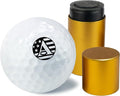 Personalized Golf Ball Marker Stamp with TiteSeal™ Technology - Many Designs to Choose - Gold Case