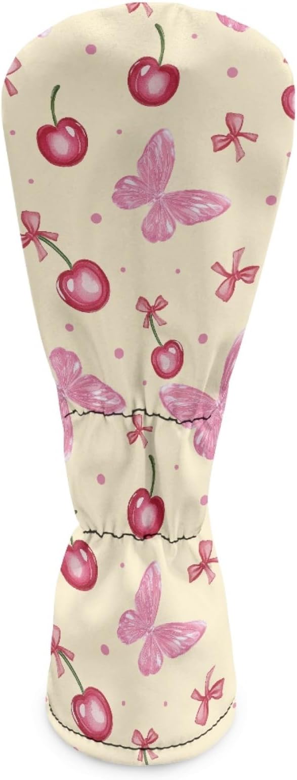 Golf Club Head Covers for Club Protective, Waterproof PU Leather Driver Fairway Wood Hybrid Head Cover