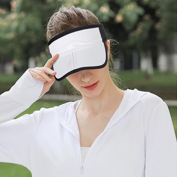 HH HOFNEN Sports Sun Visor Hats Men Women Foldable Brim Lightweight Packable Adjustable Visor Caps Running Golf Tennis