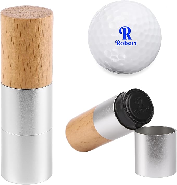 Personalized Name Golf Ball Stamper, Gifts for Men Dad Husband, Self-Inking Golf Ball Stamp Markers, Golfer Gift Golfing Accessories