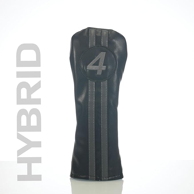 Single Headcover, Easy Slip-On Easy-Off Golf Club Head Cover, Fleece Lined Interior, Water Resistant and Durable Shell, Individual Retail Pack