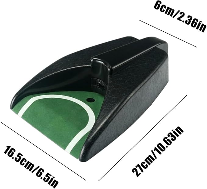 Golf Ball Returner | Foldable Quick Response Adjustable Angle Training Aid - Golf Ball Return Putting Unit | for Enthusiasts Beginners Lovers Men Women Players Indoor Outdoor Yard