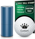 Personalized Golf Ball Stamp, Self-Inking Quick-Dry Waterproof Ink, Custom Name Initials Monogram Logo, Metal Gift Case with Refill, for Golfers Dad Husband