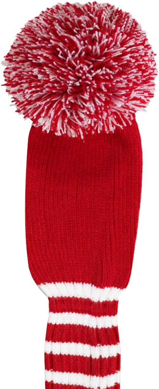 Scott Edward 1/3/4PCS Multi-Style Optional Individualized Knit Golf Club Head Covers, Driver Wood(460cc) Fairway Wood and Hybrid(UT)，for Male/Female Golfers,Custom