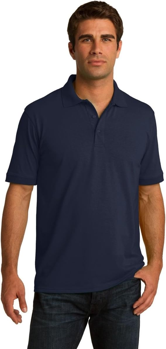 Clothe Co. Men's Big and Tall Polo Shirt, Men's Tall Polo Short Sleeve Performance Cotton Blend