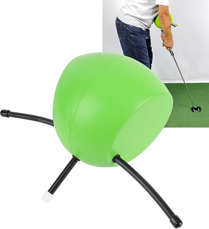 Denash Swing Trainer Aid Practice Ball, Portable Swing Trainer Aid Ball for Golf Swing Posture Training and Coordination