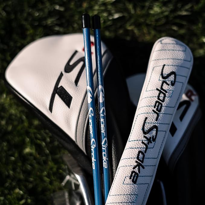 SuperStroke Golf Alignment Sticks 45" Fiberglass Rods, Full Swing Training Aid Kit, Help's with Posture Correction and Shot Accuracy