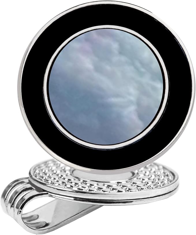 Golf Ball Marker Hat Clip with Pearl Ball Marker, Golf Gifts, Golf Accessories, Golf Ball Markers for Women