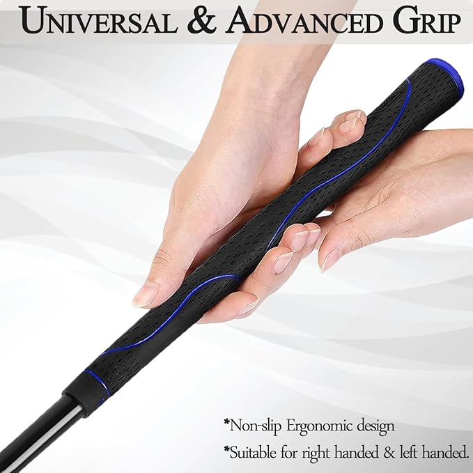 Golf Swing Trainer Aid 48"/40" Warm-Up Stick for Strength Flexibility Tempo Training Golf Practice Aid with Weighted Head Swing Corrector for Men Women