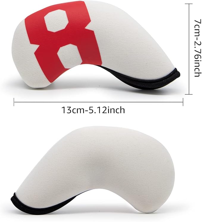 Golf Iron Covers with Colorful Number Neoprene Golf Iron Head Cover,Golf Club Head Covers for Iron Fit All Brands Golf Irons Headcovers 4/10pcs