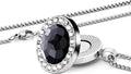Golf Ball Marker with Ceramic Crystal Ball Marker Necklace (20mm Small Size) Gifts Accessories Women Golfers