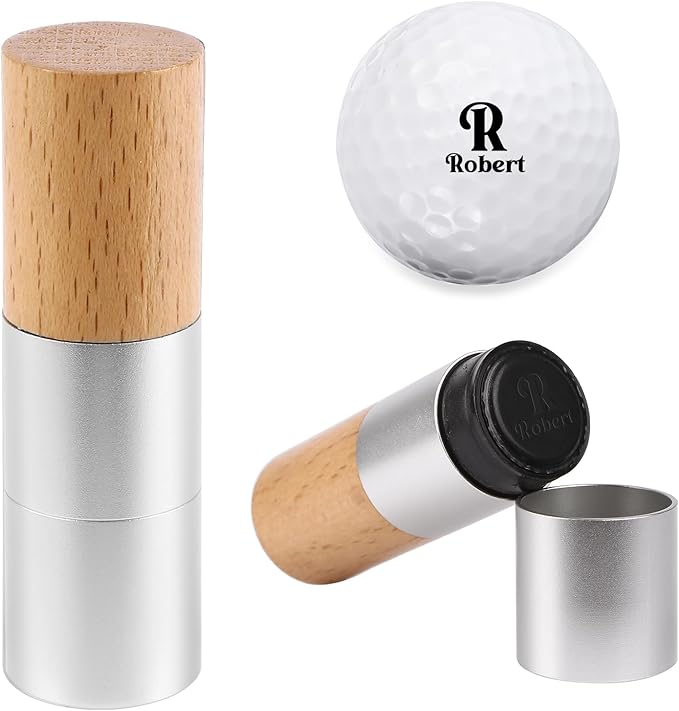 Personalized Name Golf Ball Stamper, Gifts for Men Dad Husband, Self-Inking Golf Ball Stamp Markers, Golfer Gift Golfing Accessories