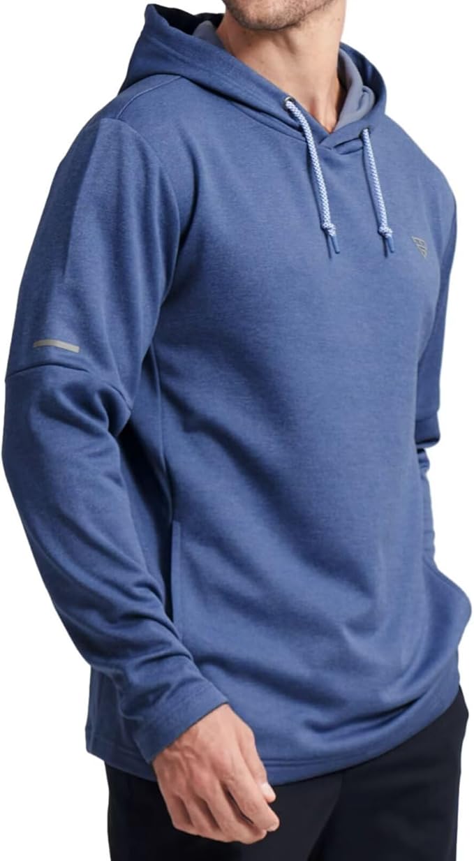 Hoodies for Men Golf Fleece Hooded Sweatshirts Dry Fit Athletic Lightweight Casual Midlayer Mens Hoodies Pullover