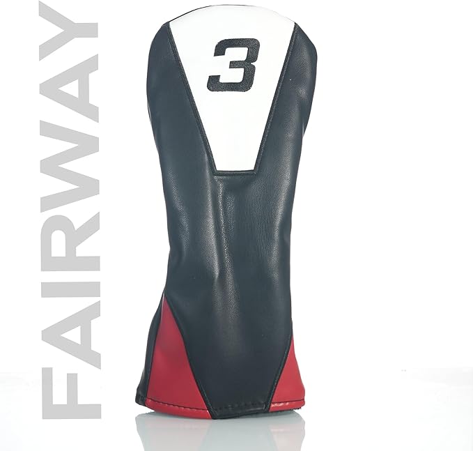 Single Headcover, Easy Slip-On Easy-Off Golf Club Headcover, Fleece Lined Interior, Water Resistant and Durable Shell, Individual Retail Sport Pack