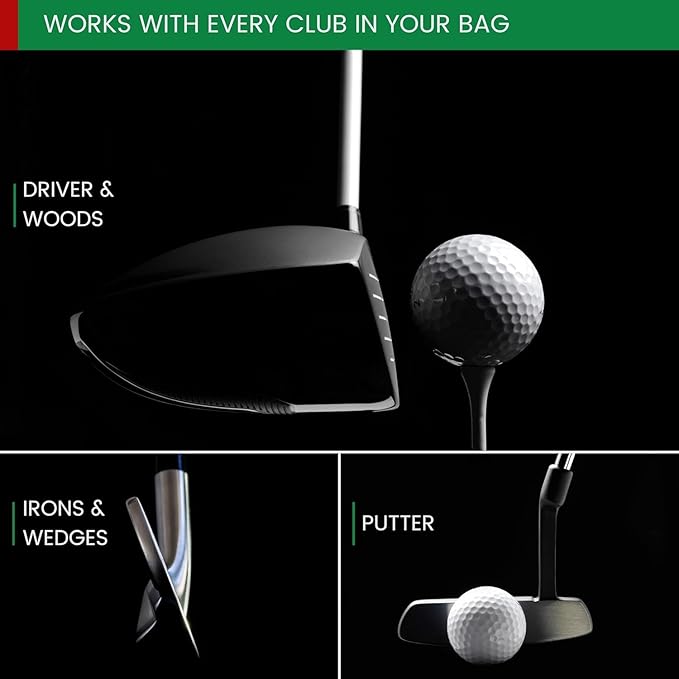 Precision Impact Golf Training Aid - Putting Trainer, Golf Swing Trainer, Golf Training Equipment, Golf Swing Trainer Aid, Golf Trainer, Golf Practice Equipment, Wrist Hinge Trainer