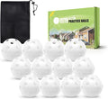 FINGER TEN Golf Practice Balls Plastic Colored Value 12/24/36/50 Pack, Limited Flight Sports Training Ball for Men Women, Indoor Outdoor Driving Range Backyard Use