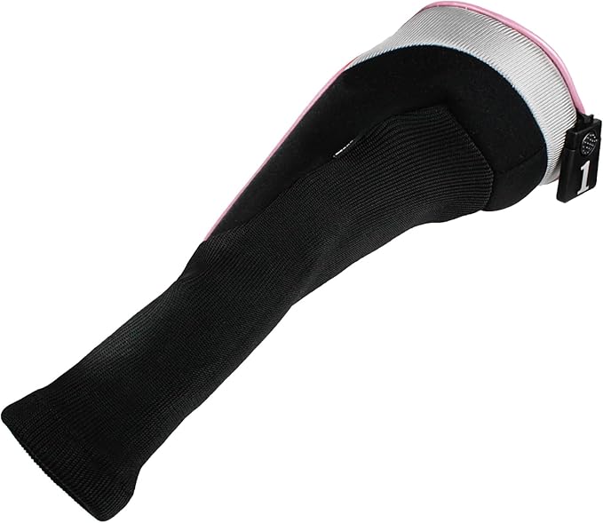 Andux 3pcs/Set Golf 460cc Driver Wood Club Head Covers Long Neck with No. Tags