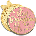 Pink Golfer Ball Marker with Magnetic Hat Clip, Funny Golf Accessories Gifts for Men Women, Novelty Birthday Gifts for Men Women Golfer Fan