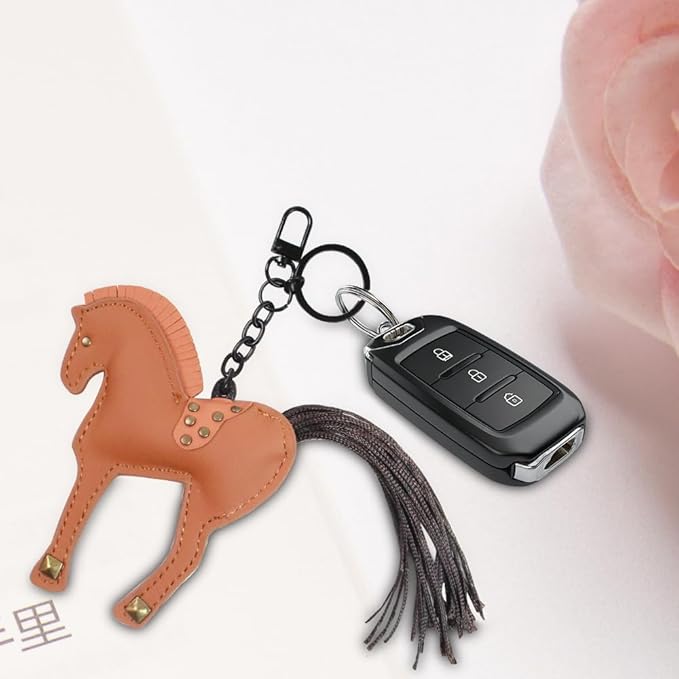 Horse Keychain, Hanging Charm Accessory for Purse, Bag and Backpacks Pony Key Chain for Women