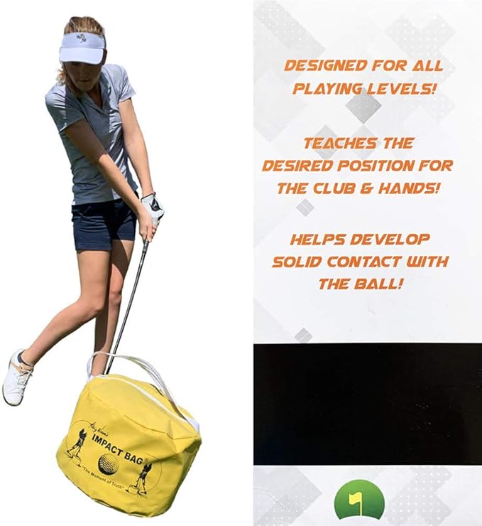 Golf Swing Trainer - Dr. Gary Wiren’s Golf Training Aid and Practice Tool - Waterproof and Durable - The Best Golf Training Aid to Perfect Your Swing Impact