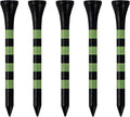Wooden Golf Tees 3-1/4", 2-3/4", 2-1/8", 1-1/2" Available, 100 Count (Natural Color, White, Black, Blue, Red, Green, Yellow, Pink, Orange)