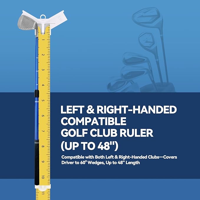 Golf Club Ruler - Fitting Tool - Length Measure - Swing Weight - Works with Swanson