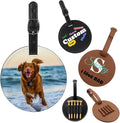 Custom Leather Golf Tee Holder Personalized Photo Logo Pattern Customized Split Name Golf Bag Tag Organizer Tees Cover, Accessories Gift for Golfers Men Women Father Dad Grandpa Uncle, Birthday