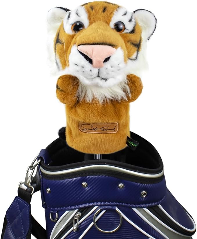 Scott Edward Golf Club Cover Fit Well for Driver or Fairway Wood Golf Club, Funny Cute Animal Design Soft Functional Golf Headcover Stylish Protection for Your Clubs for Men and Women