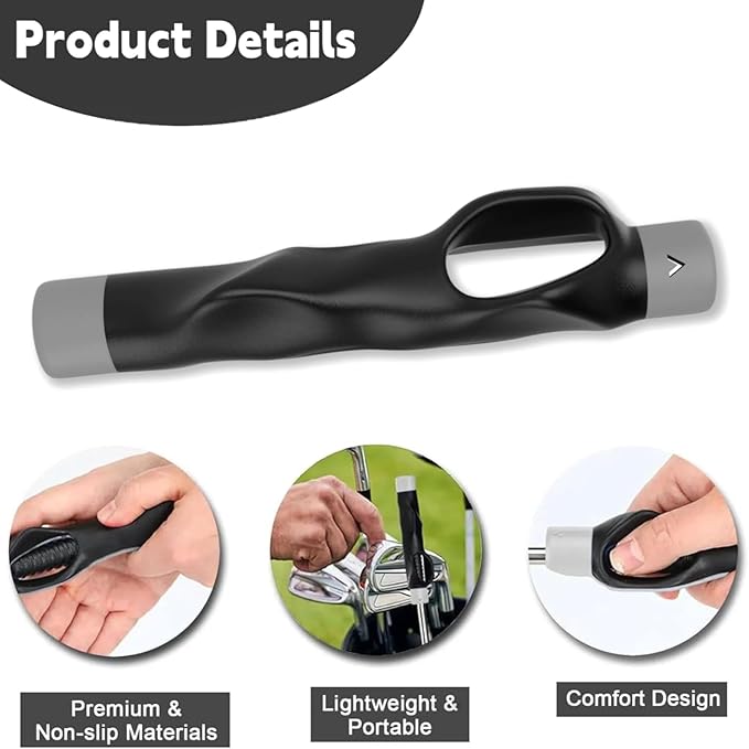 Golf Grip Trainer, Golf Training Aid, Golf Grip Kit, Golf Club Grips, Grip Trainer Golf Club to Help Train Correct Hand Position
