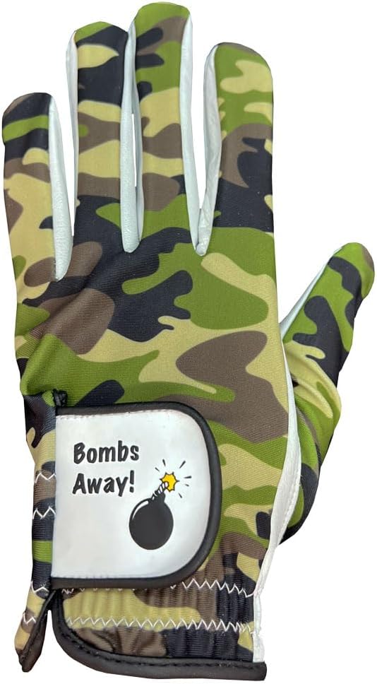 Giggle Golf Men's Golf Glove | Funny Golf Glove